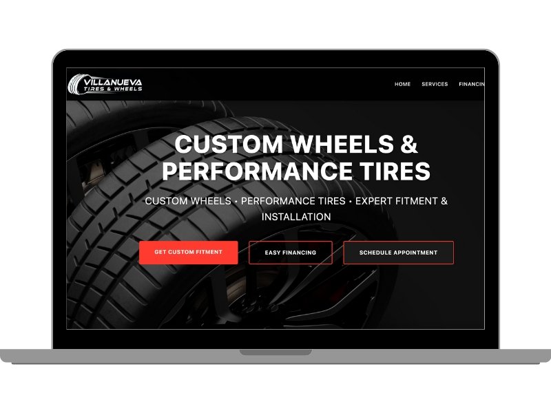 Villanueva Tires Website